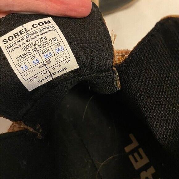 Sorel Womens 7.5 Out N About Plus Waterproof Rain Duck Boots Brown - Picture 7 of 9